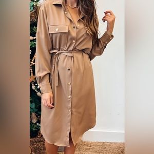KHAKI DRESS